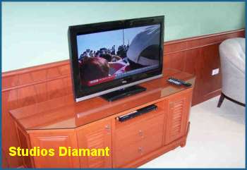 Cable TV and DVD player. Jomtien twin studios for rent  Jomtien.