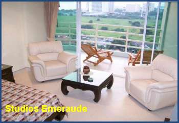 Very comfortable. twin studio for rent in Pattaya View Talay 2.