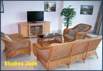 Cable TV and DVD player rental studio, flat in View Talay Jomtien Thaialand.