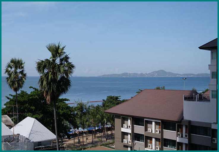 Sea View apartment rental in Pattaya Jomtien.