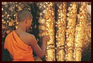 The golden sheets. Rent a condo and come for Loy Krathong.