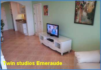 Nice twin studios budget rental in Jomtien near the beach.