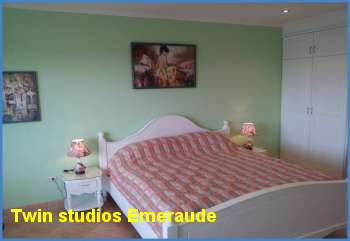 Bed King-size. apartment rental in Pattaya Jomtien.